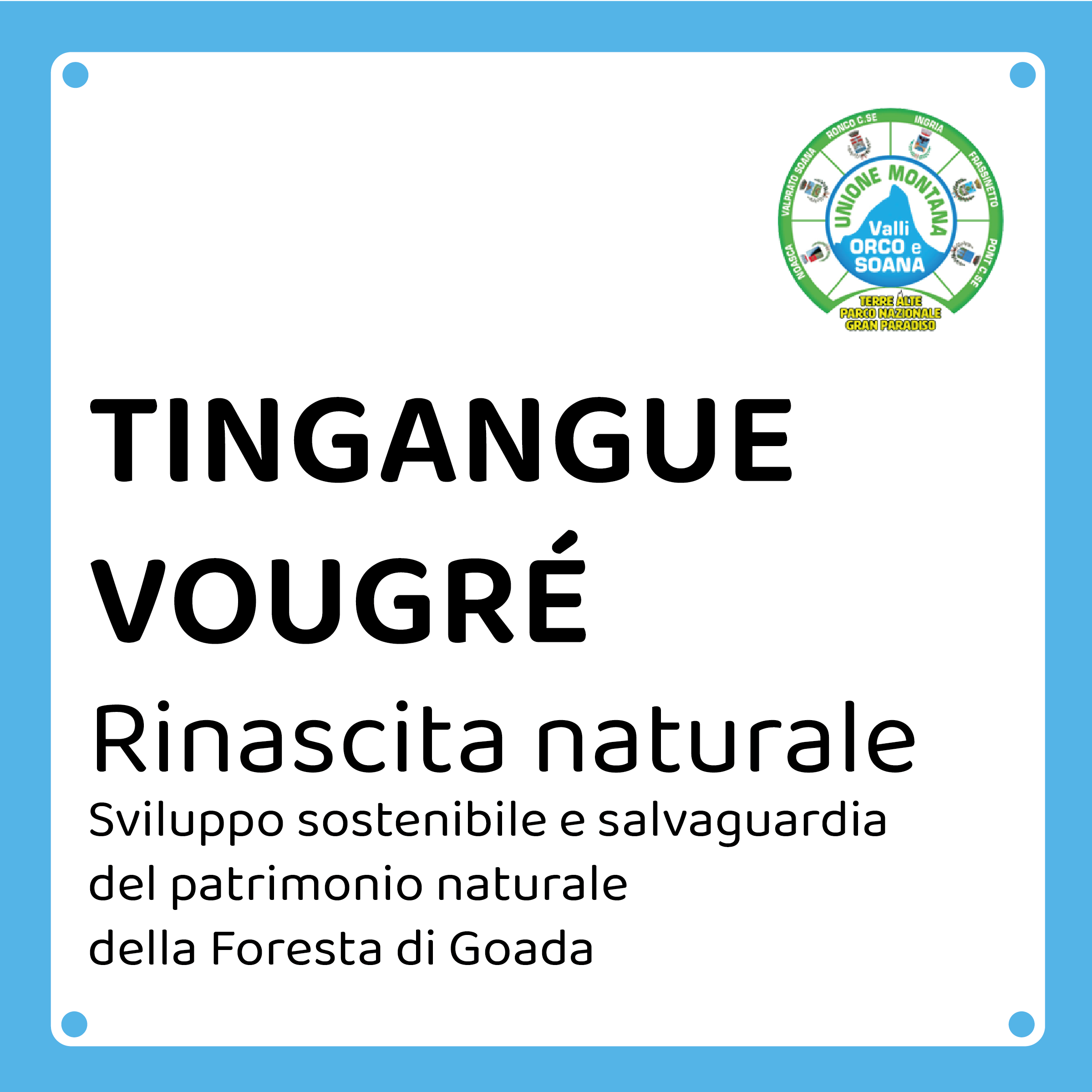 TINGANGUE VOUGRÉ - Rinascita naturale - Sviluppo sostenibile e salvaguardia del patrimonio naturale della Foresta di Goada